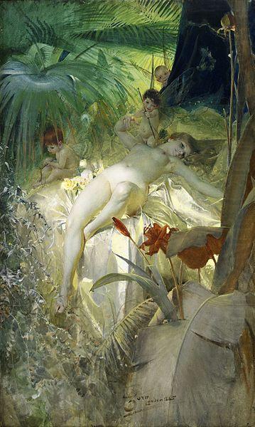 The Love Nymph, Anders Zorn